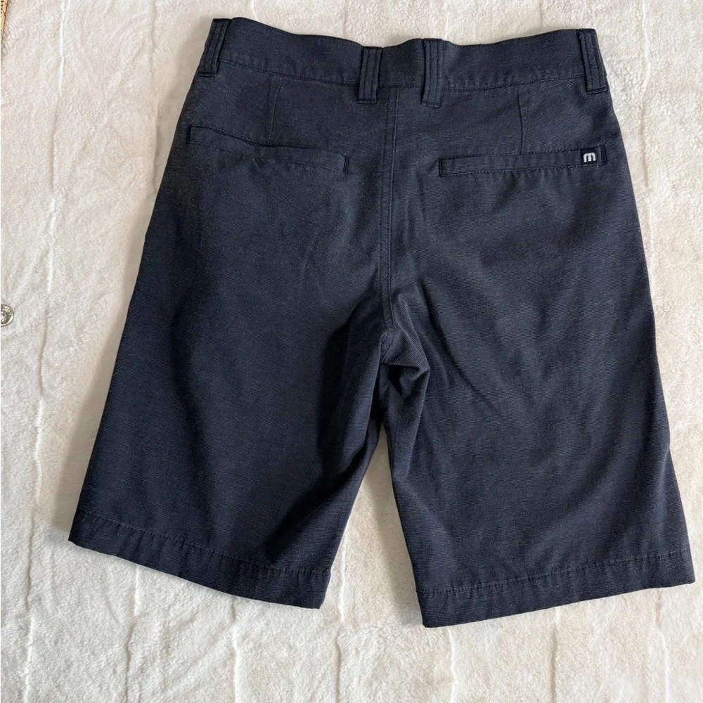 Travis Mathew Charcoal Gray Kids Golf / Athletic Shorts - 10